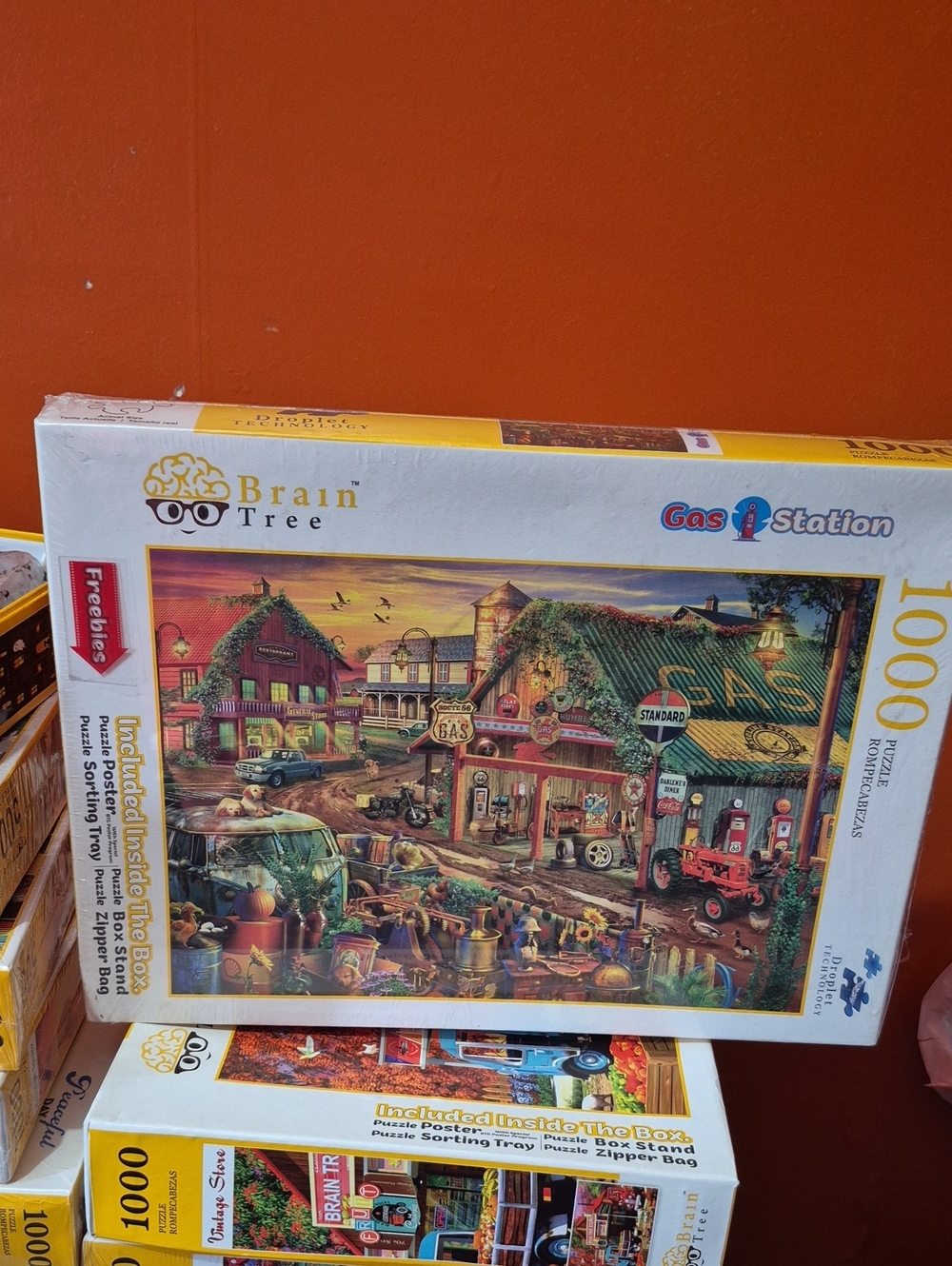 Gas Station 1000-Piece Jigsaw Puzzle - Multi-Color